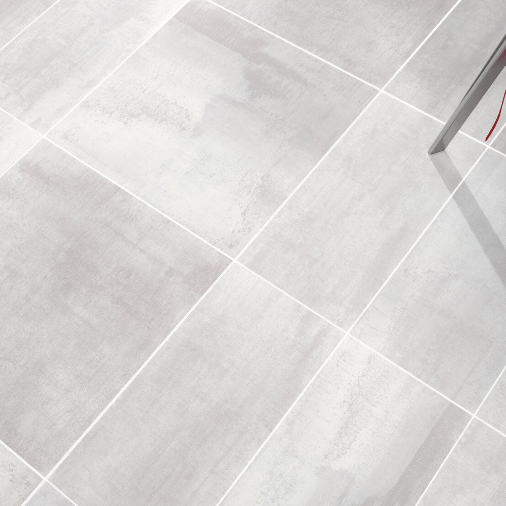 Corten Blanco – 600x300mm Matt White Glazed Porcelain Tile Bathwise