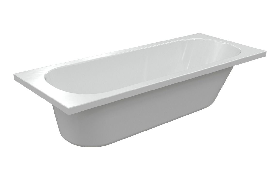 Auvellis 1700 x 700mm single-ended acrylic bath