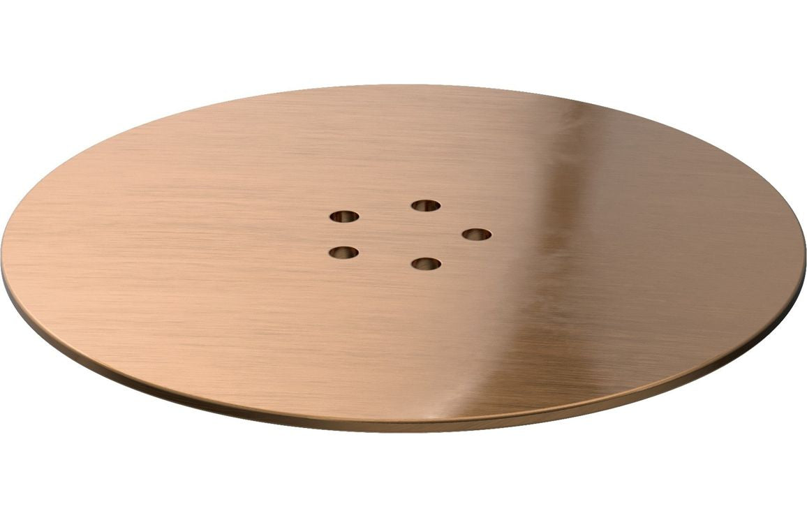 Auvellis RefleXion waste cover in brushed bronze