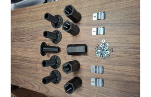 Auvellis RefleXion offset and quadrant riser kit parts