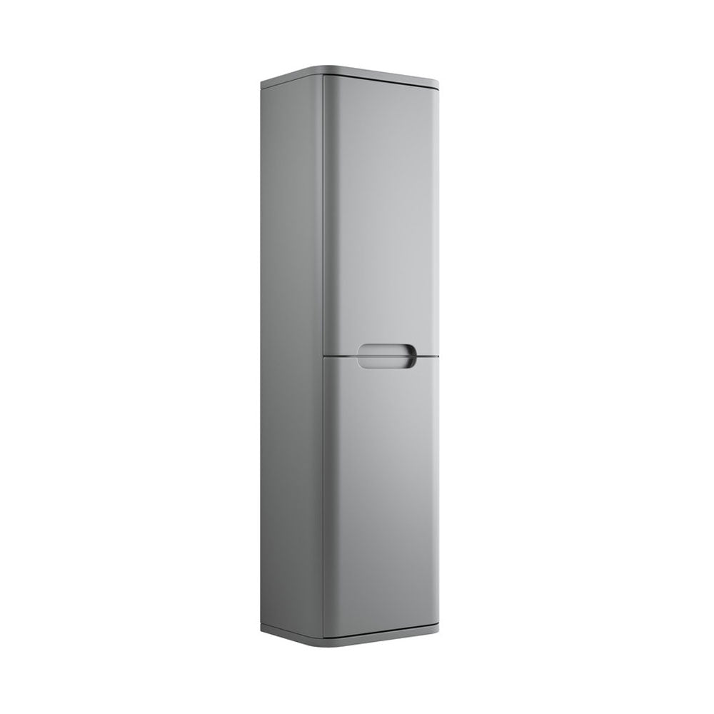Auvellis Vela 350mm wall-hung tall cabinet – Matt Grey