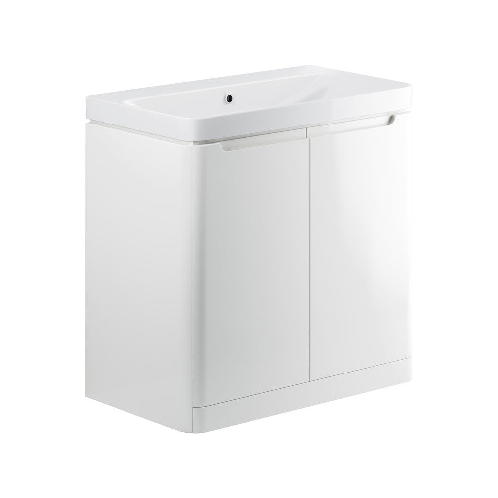 Lambra Floor Standing Twin Door Unit With Basin Pureflo