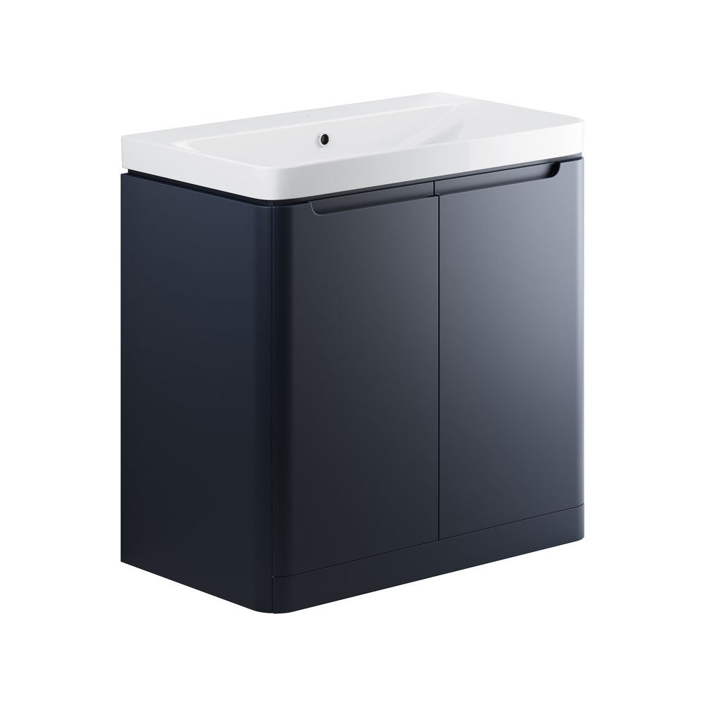 Lambra Floor Standing Twin Door Unit With Basin Pureflo