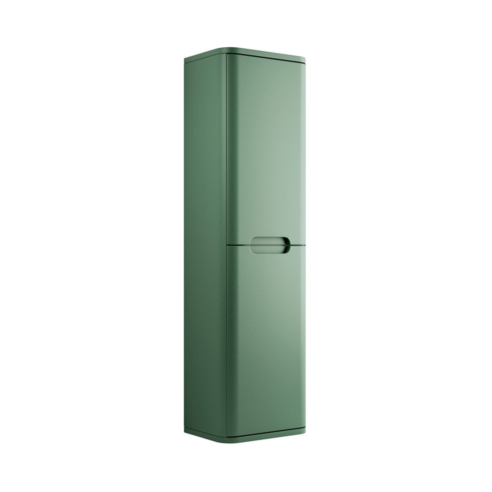 Auvellis Vela 350mm wall-hung tall cabinet – Matt Sage Green