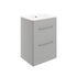 Gatsby Floorstanding Twin Drawer Basin And Unit With Chrome Handles Pureflo
