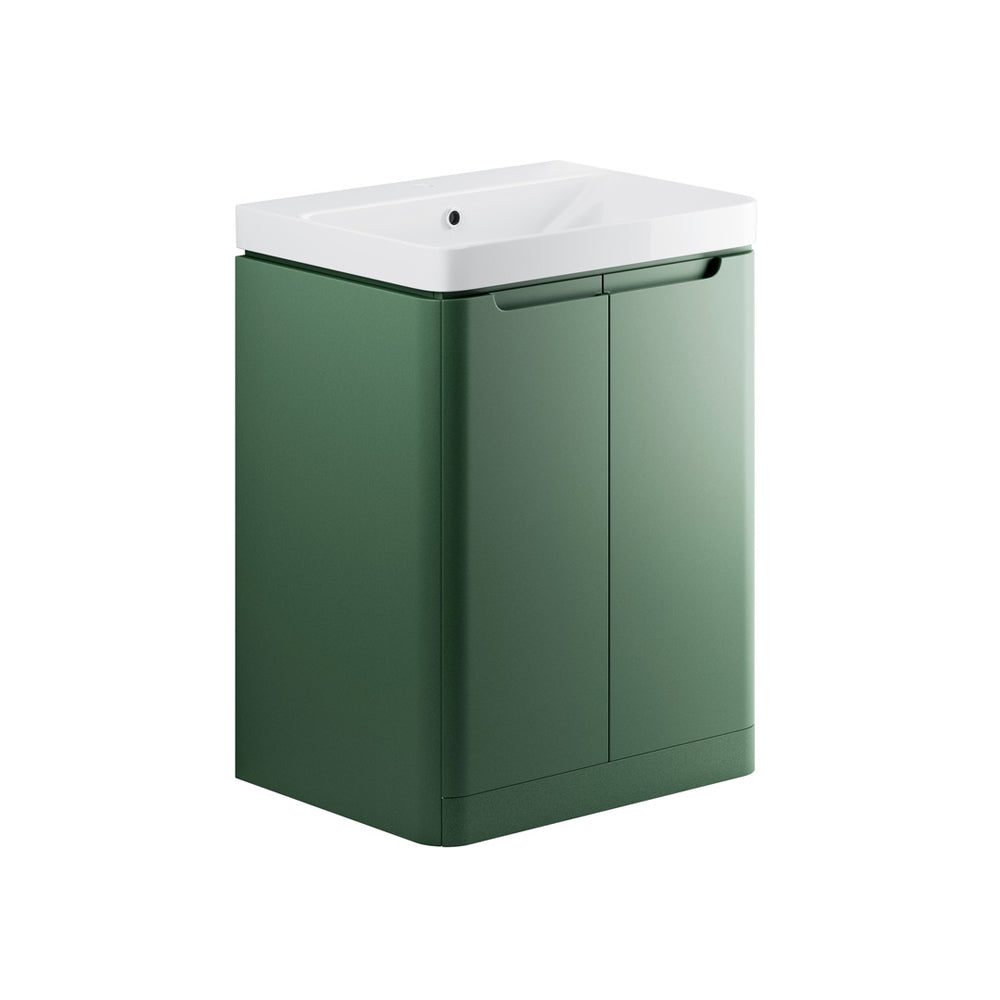 Lambra Floorstanding 2 Door Unit And Washbasin 605mm Pureflo