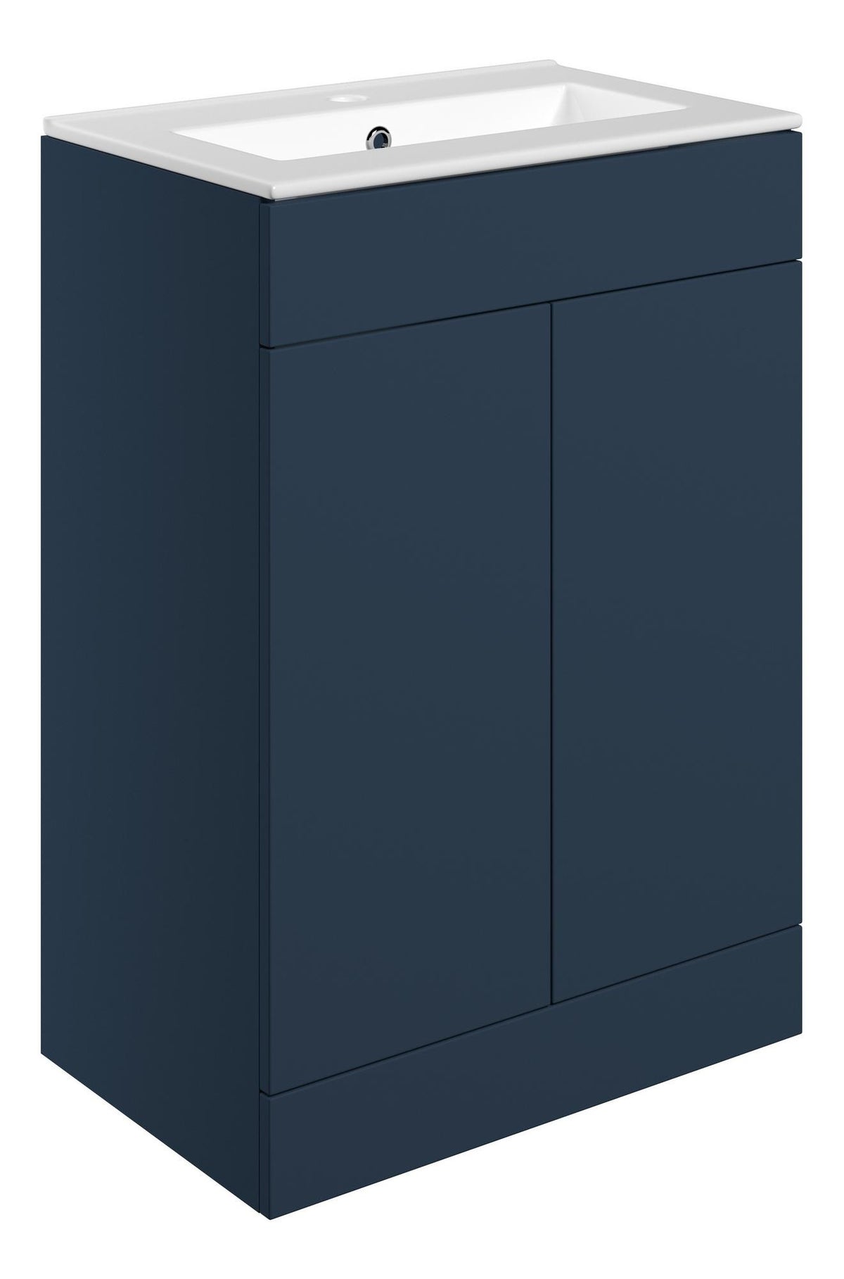Auvellis Arven 610mm floor-standing vanity in Matt Deep Blue