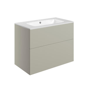 Auvellis Arven 815mm wall-hung vanity in Matt Latte