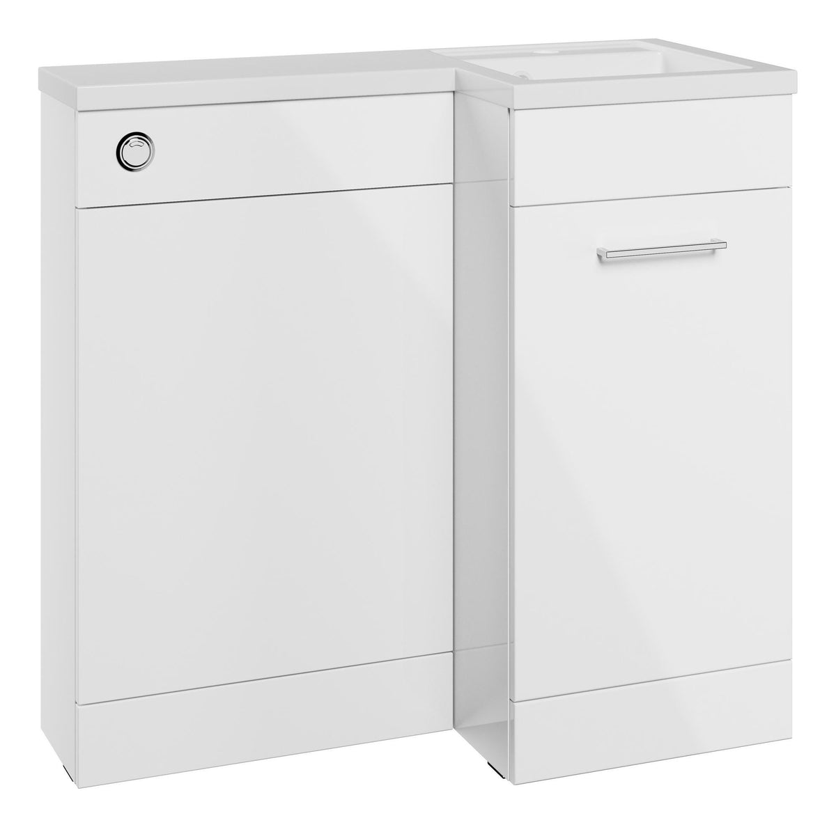 Auvellis Forma 900mm right-hand furniture pack – Gloss White