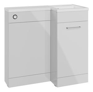 Auvellis Forma 900mm right-hand furniture pack – Gloss Grey