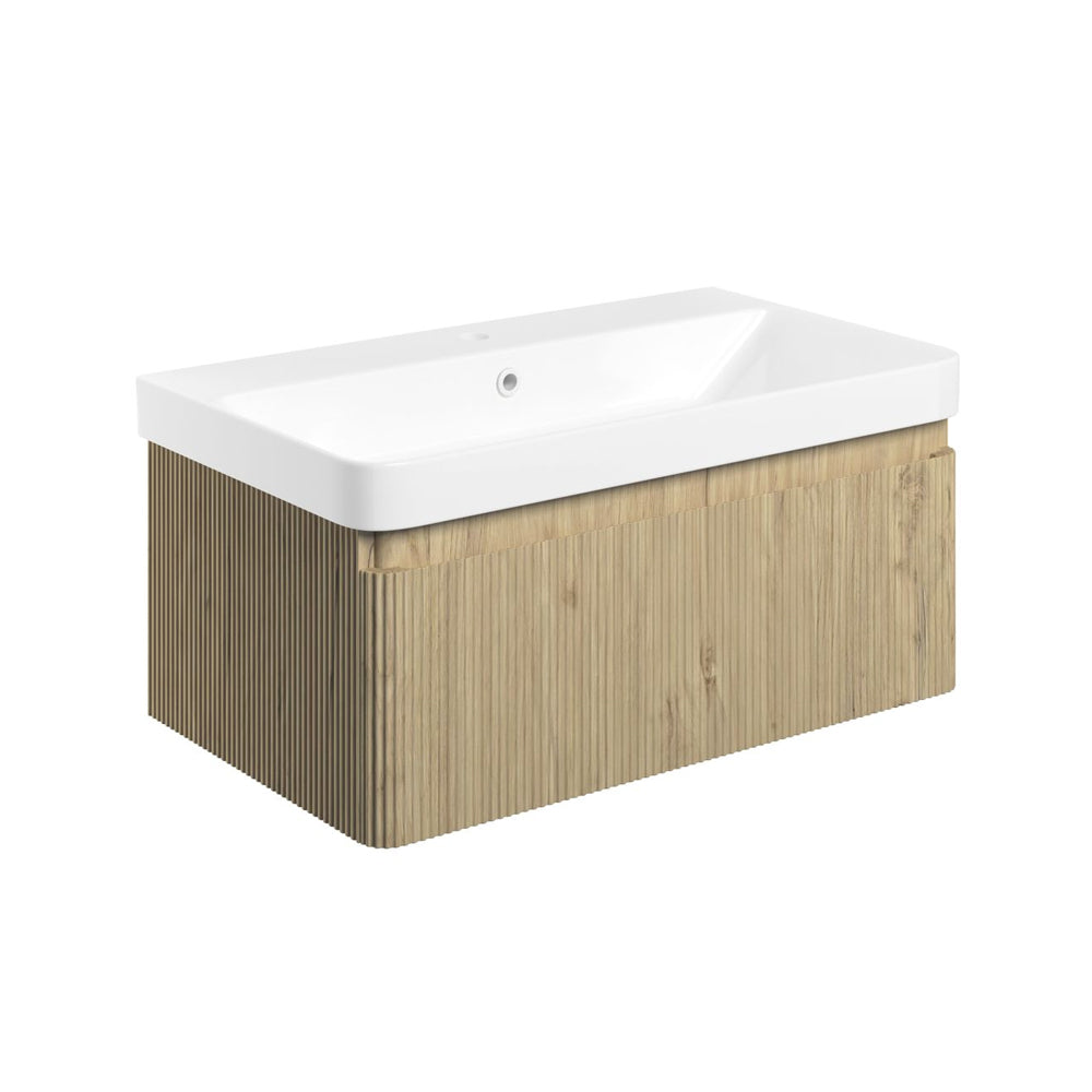 Kuba Wall Mounted Single Drawer Basin And Unit Pureflo