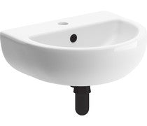 Tuscany 450mm Cloakroom Basin & Bottle Trap – detail view 2