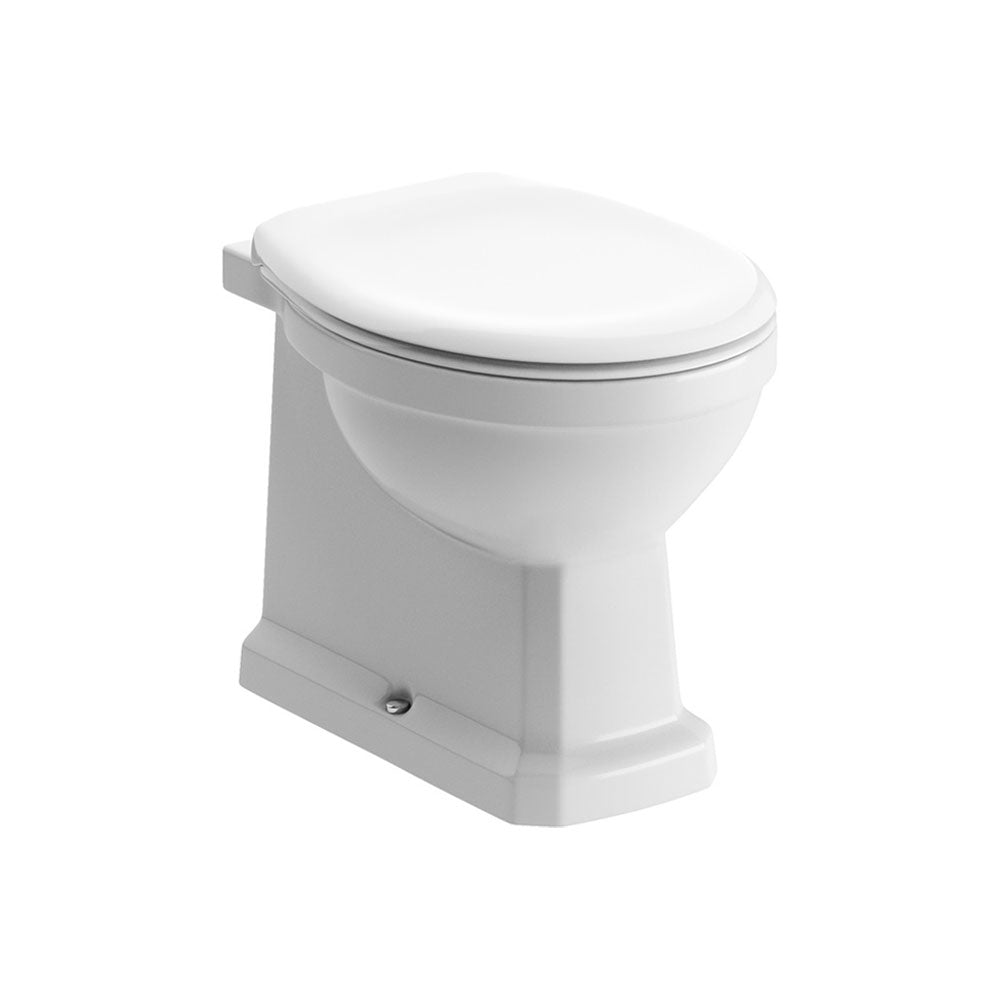Sherbourne Back To Wall Toilet With Hinges And Acrylic Soft Close Seat