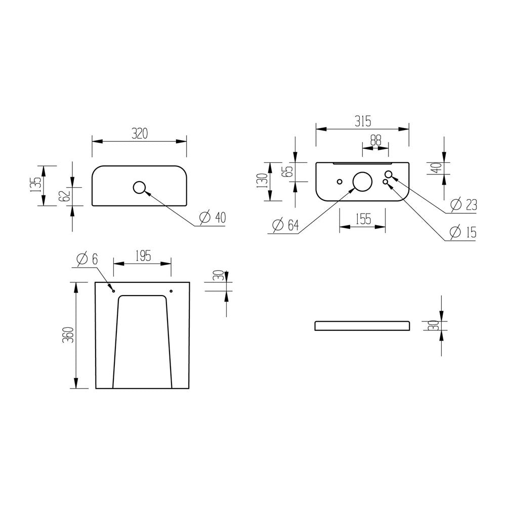 Auvellis Tuscany Close Coupled Toilet With Soft Close Seat