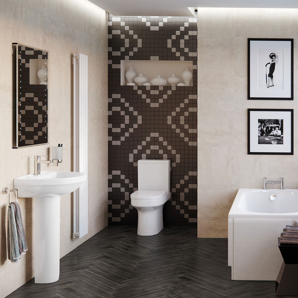 Laurus Back To Wall Comfort Height Rimless Toilet With Soft Close Seat