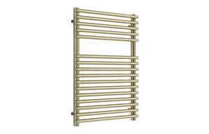 Auvellis Teplo 500 x 730mm towel rail in brushed brass
