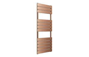 Auvellis Trend square ladder towel rail in brushed bronze