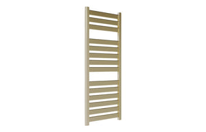 Auvellis Quadris 500 x 1150mm towel rail in brushed brass