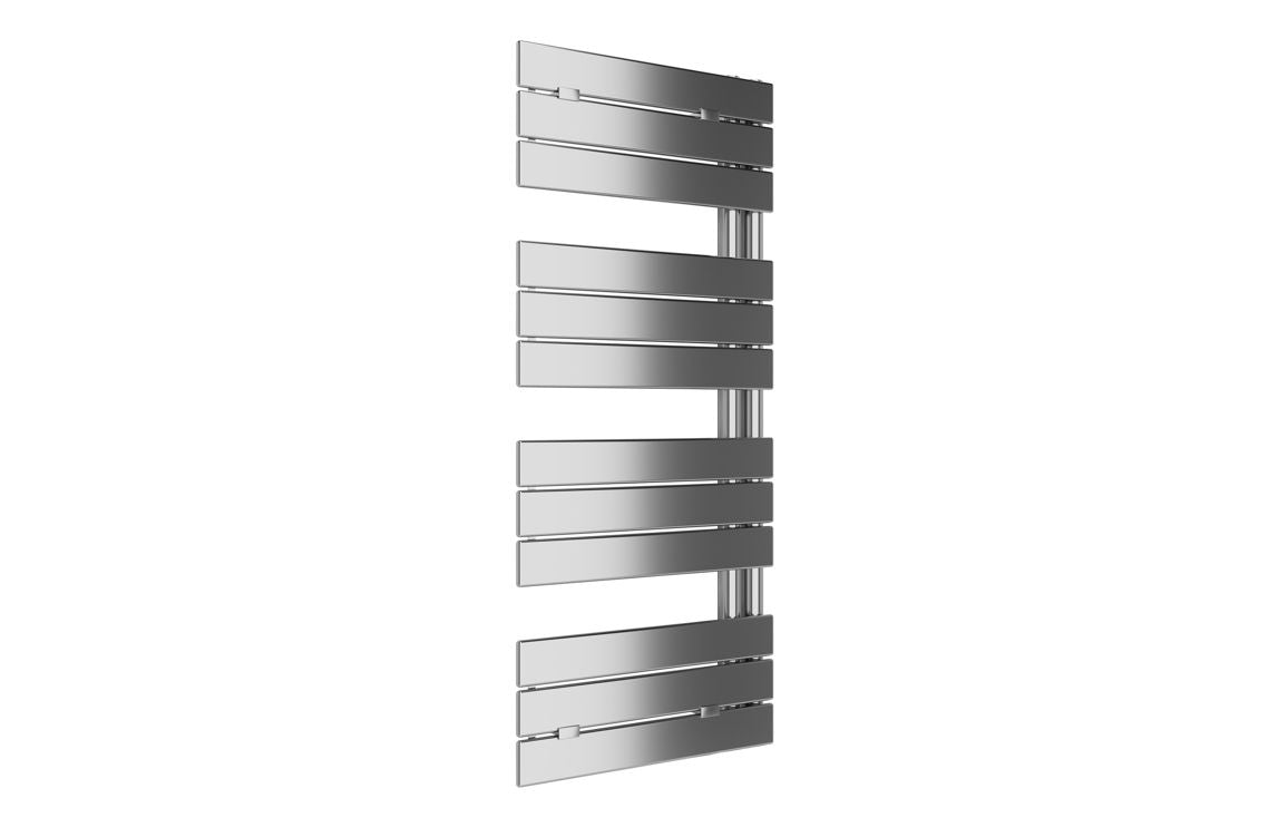 Auvellis Atra designer towel rail in chrome
