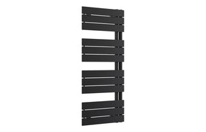 Auvellis Atra designer towel rail in matt black