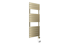 Auvellis Trend electric towel rail in brushed brass