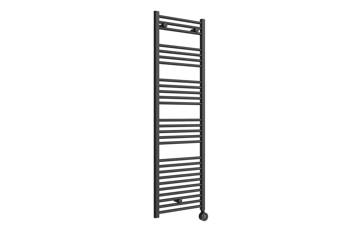 Auvellis Tivor 500 x 1600mm electric towel rail in matt black