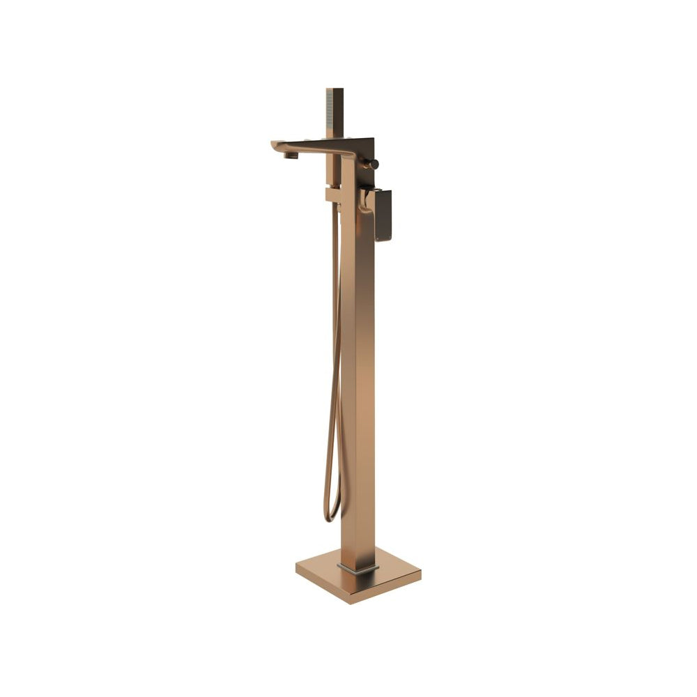 Auvellis Arven Freestanding Bath Shower Mixer in Brushed Bronze