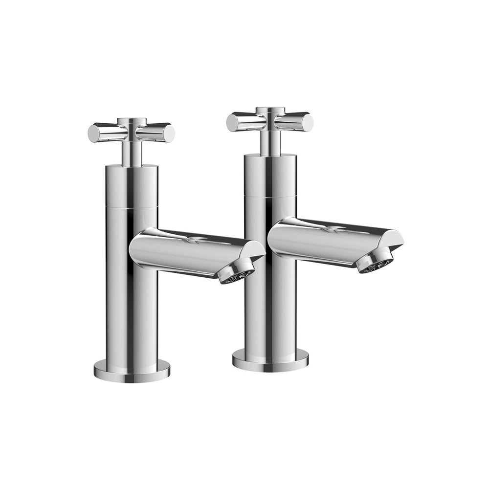 Oxford Bath Pillar Taps Pureflo