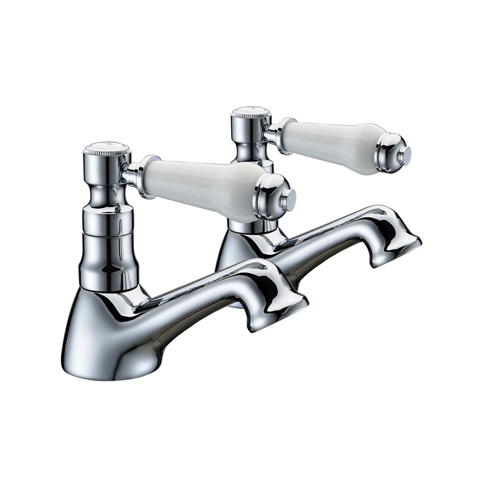 Millom Bath Pillar Taps Pureflo
