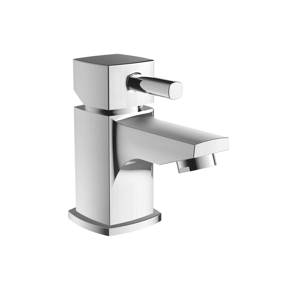 Auvellis Rovane angular cloakroom basin mixer with waste – Chrome