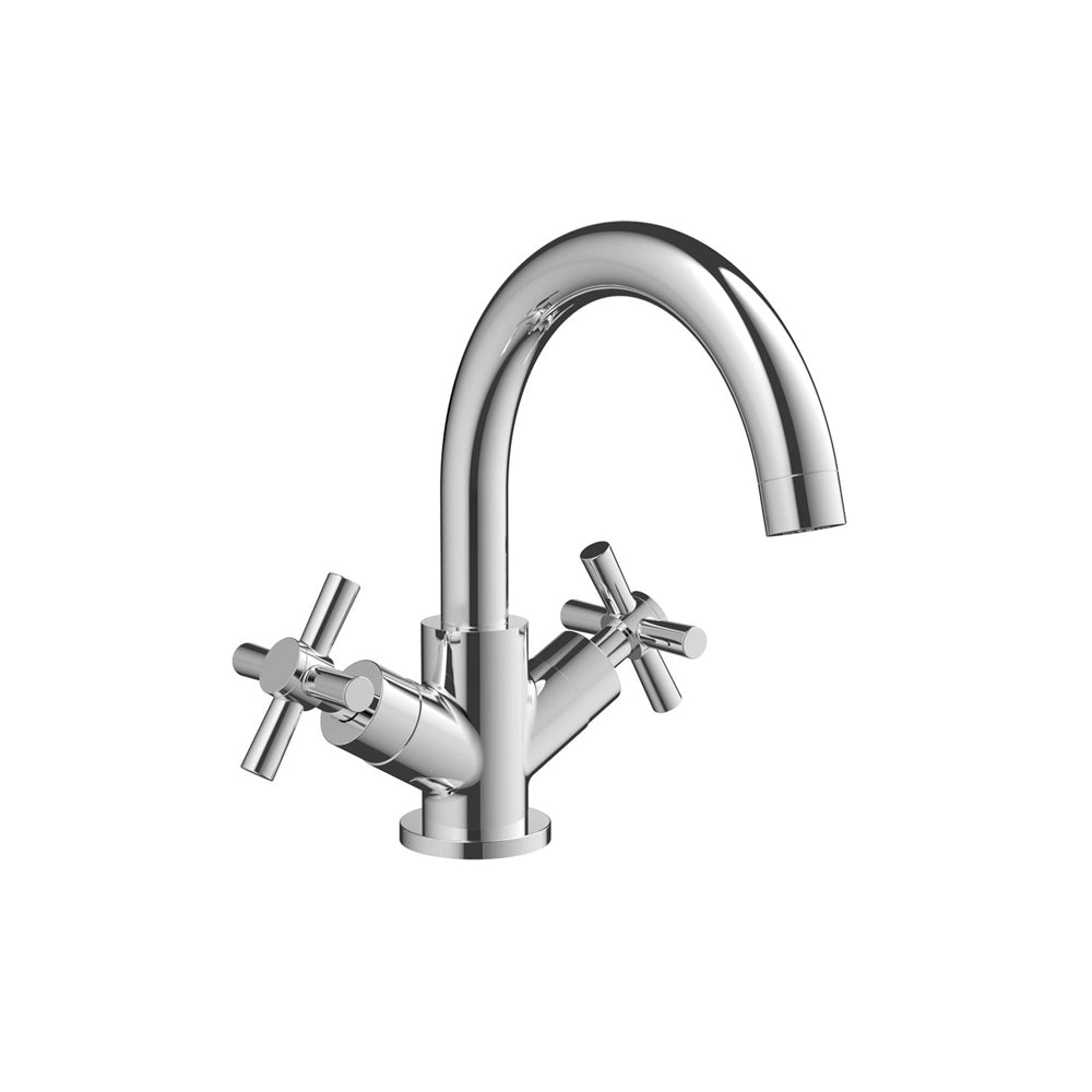 Auvellis Solenne Twin-Handle Basin Mixer with Swivel Spout – product image 1