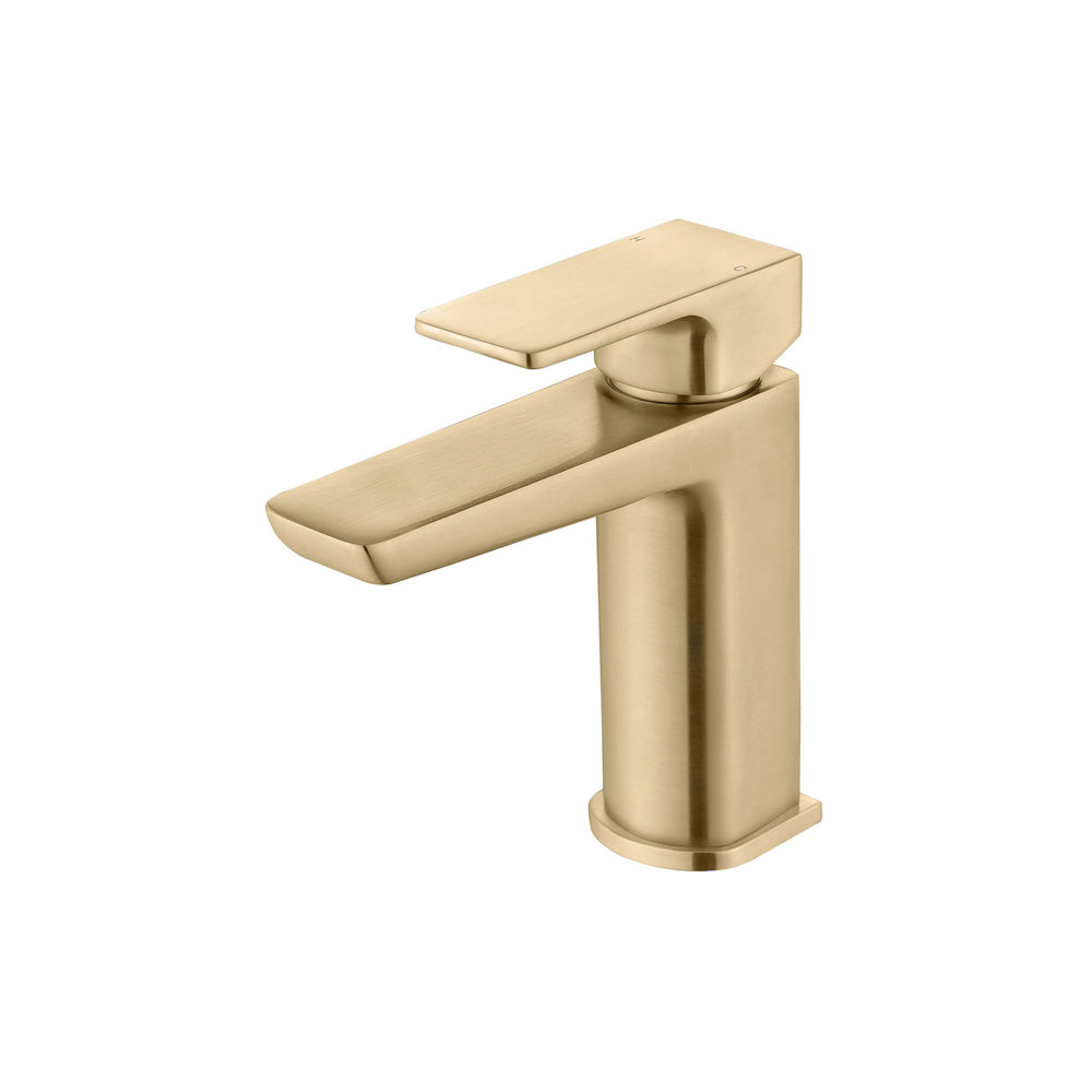 Auvellis Arven Basin Mixer with Waste in Brushed Brass