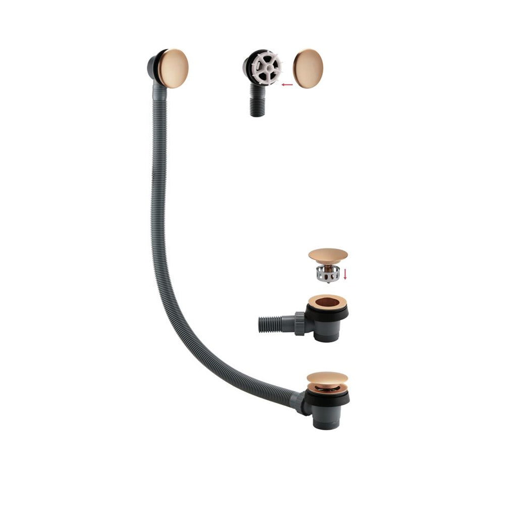 Auvellis Universal Sprung Bath Waste – Brushed Bronze
