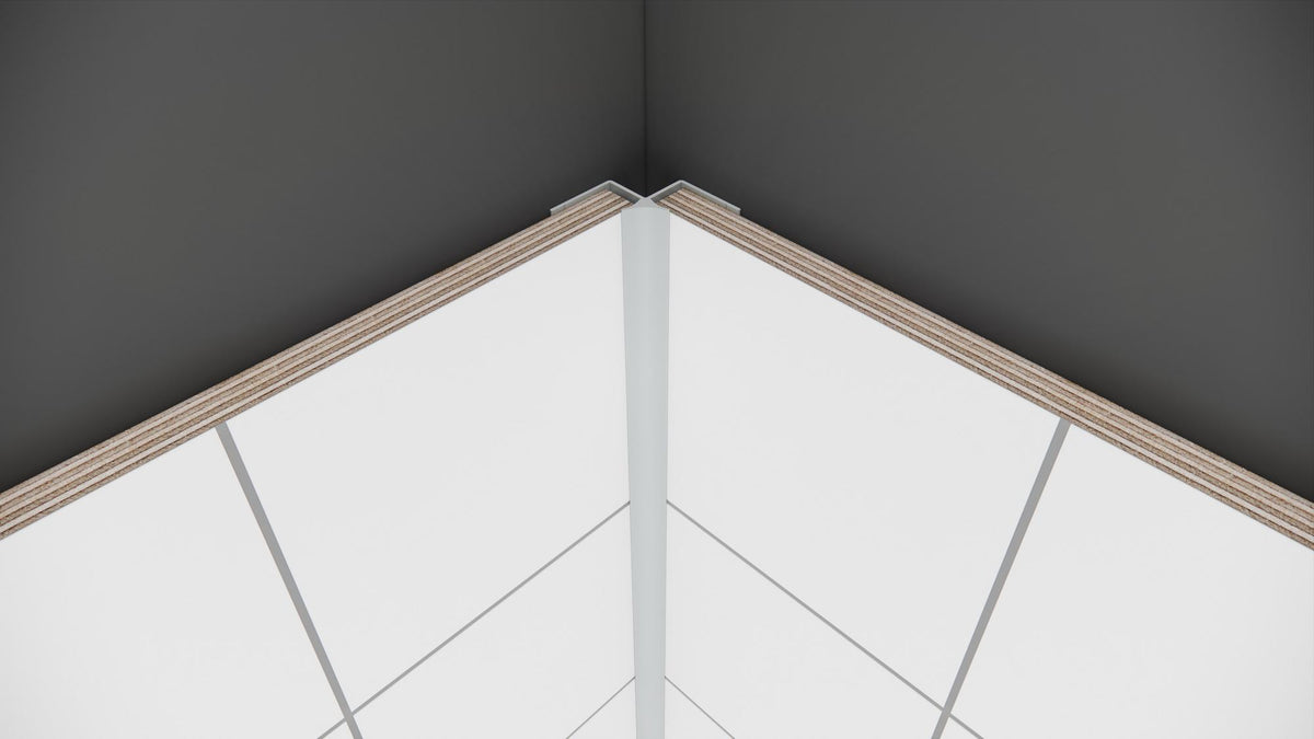 Auvellis Nexara Aluminium 135° Internal Profile 2.4m