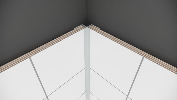 Auvellis Nexara Aluminium 135° Internal Profile 2.4m
