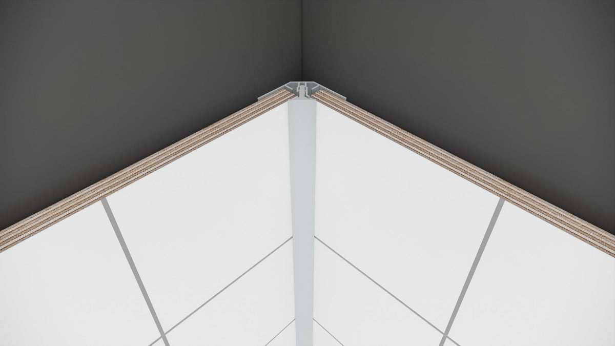 Auvellis Nexara 2-Part Internal Corner Profile 2.4m