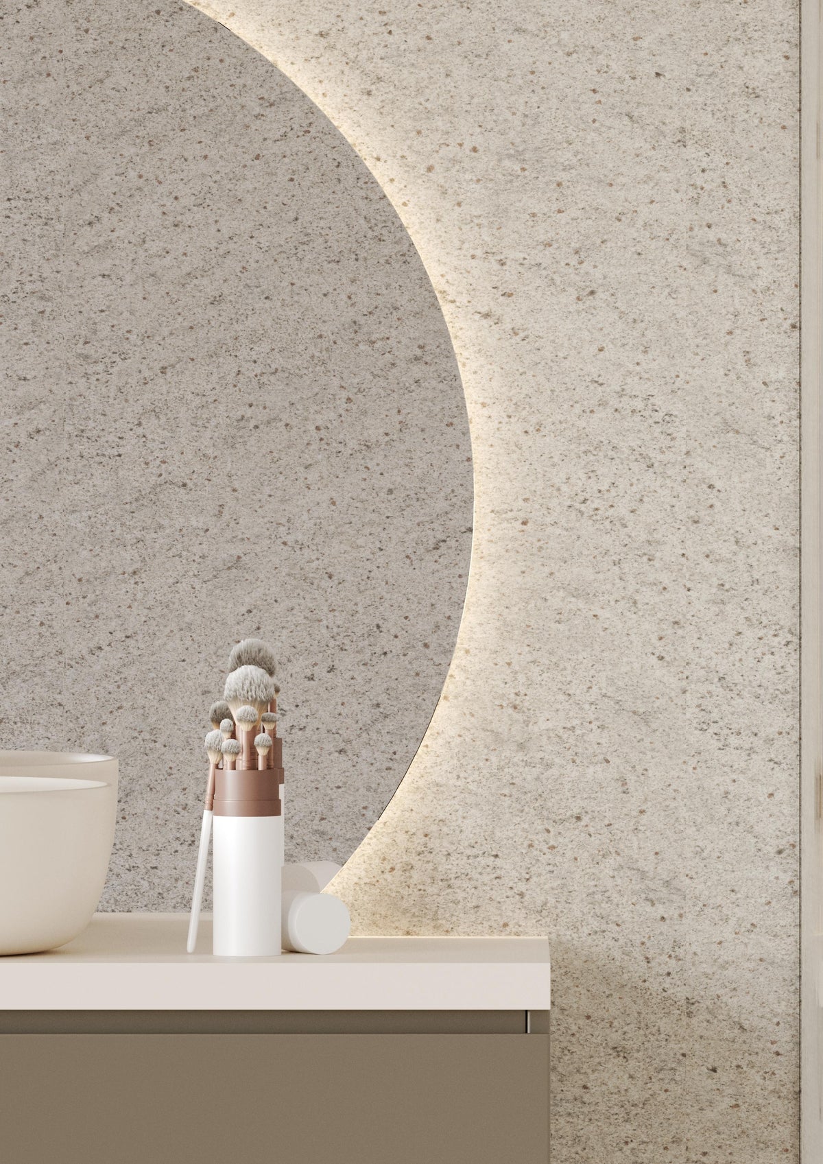 Auvellis Nexara Stone Pebble Granite (Plain Marble)