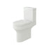 Florence Close Coupled Toilet,comfort Height With A Wrap Over Soft Closing Seat