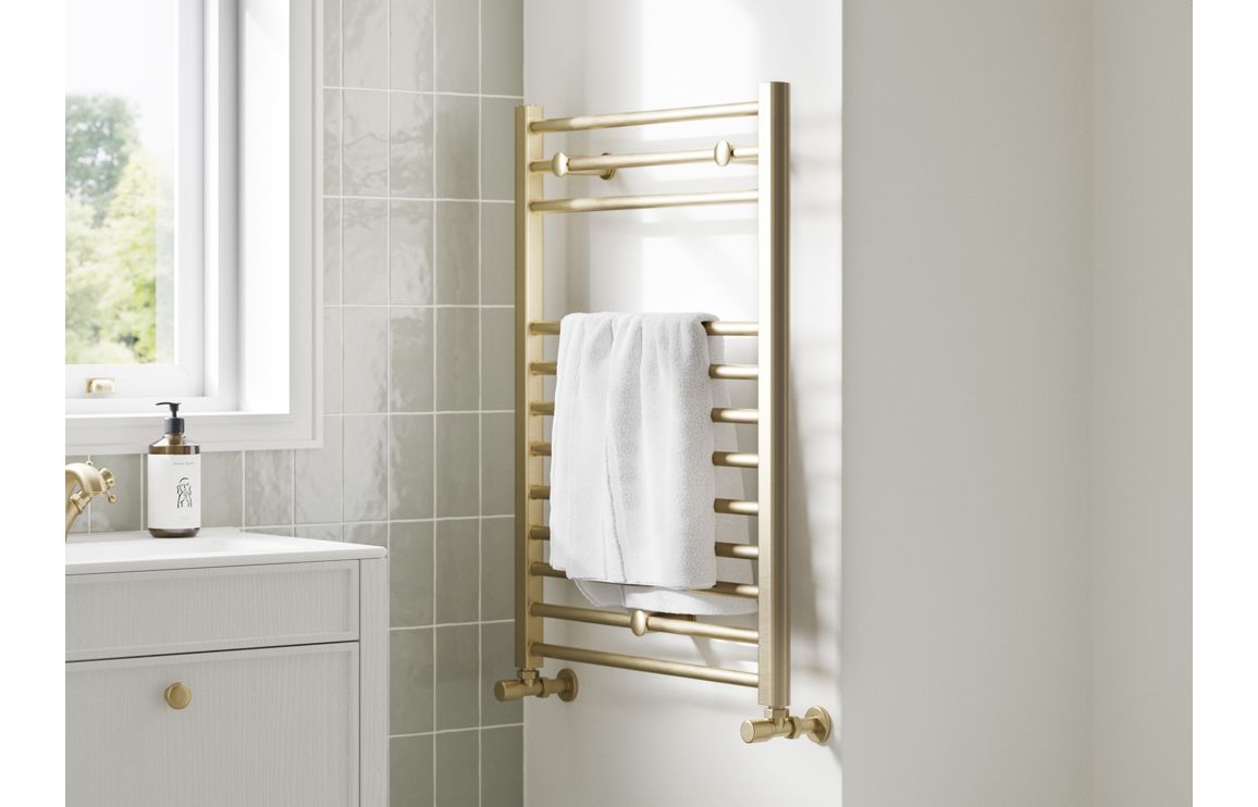 Auvellis Grada brushed brass finish detail