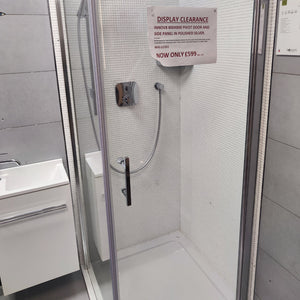 Roman Showers Innov8 800x800mm Pivot Door & Side Panel Innov8
