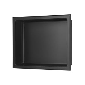 305x360mm Bathroom Niche - Matt Black