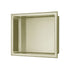 305x360mm Bathroom Niche - Brushed Brass