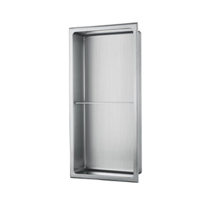 610x305mm Bathroom Niche - Stainless Steel