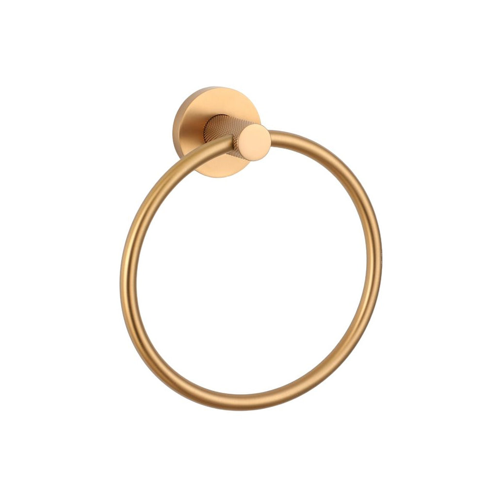 Asta Towel Ring – Brushed Bronze