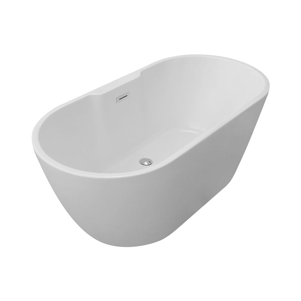 Harlesden Freestanding 1550x745x580mm 0TH Bath – Gloss White