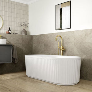 Striata Fluted Freestanding 0TH Bath Bathwise