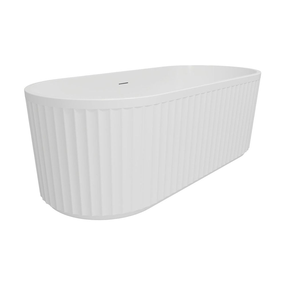 Striata Fluted Freestanding 0TH Bath Bathwise