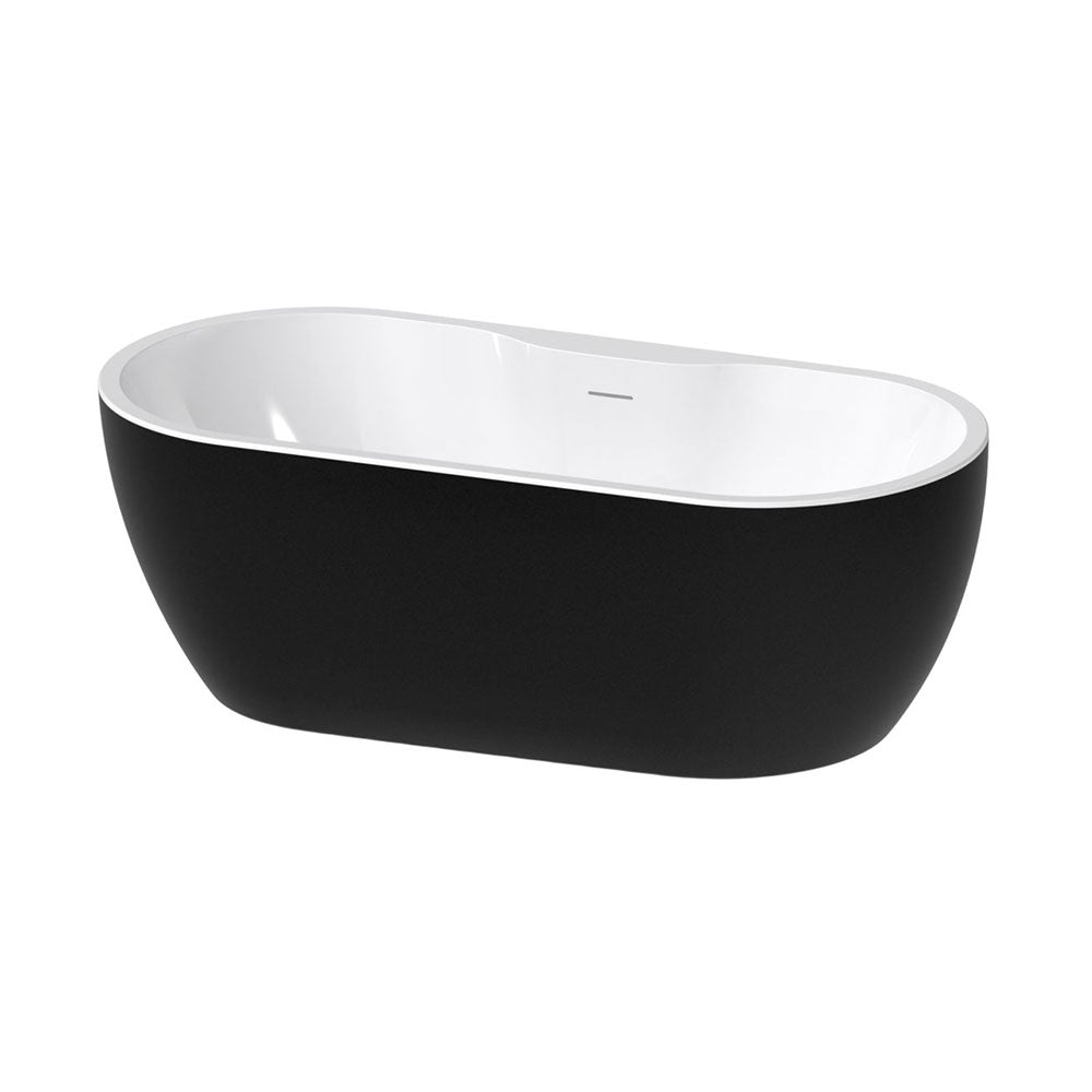 Freestanding 1650x745x580mm 0TH Bath – Gloss Black