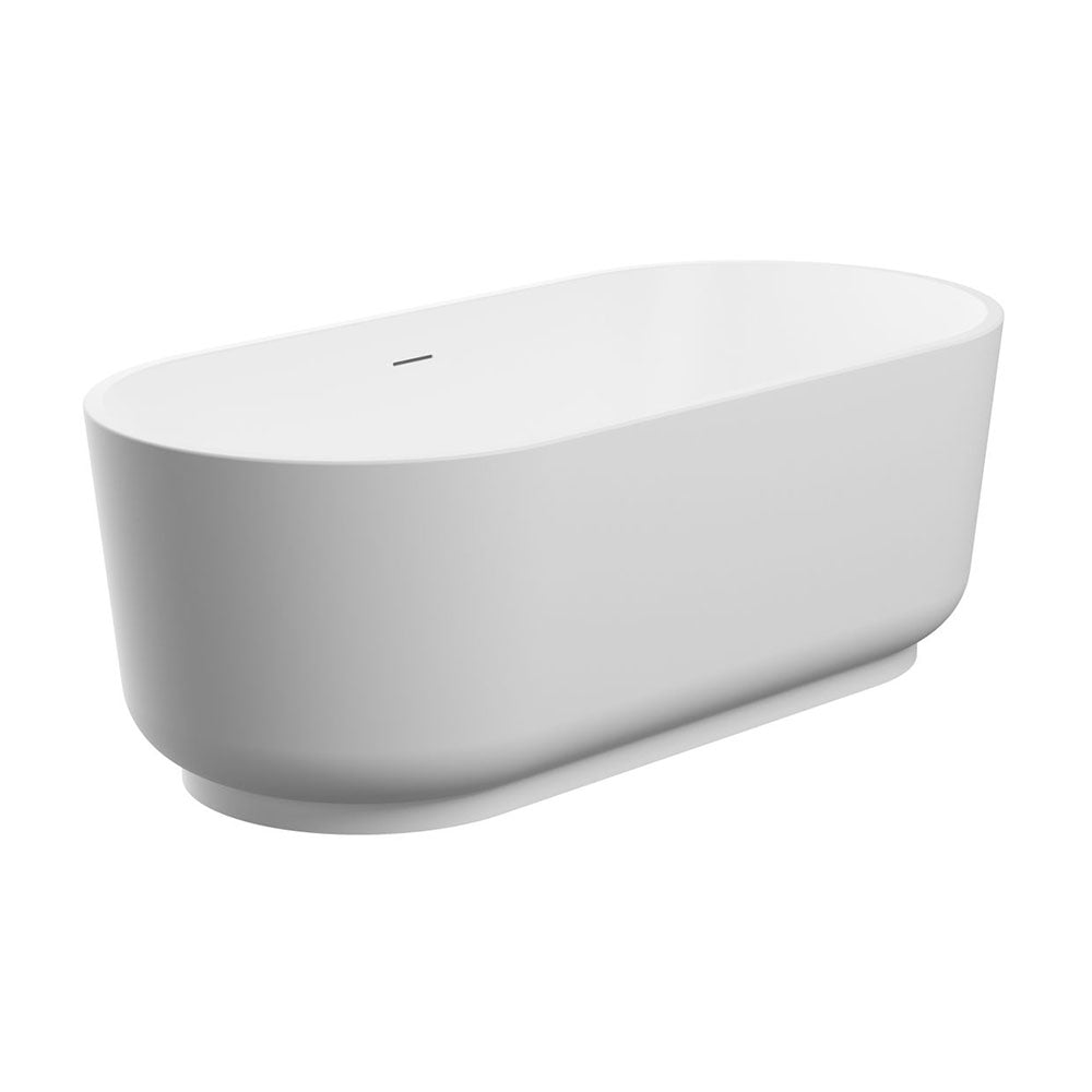 Ludlow Freestanding 1685x804mm 0TH Bath – Matt White