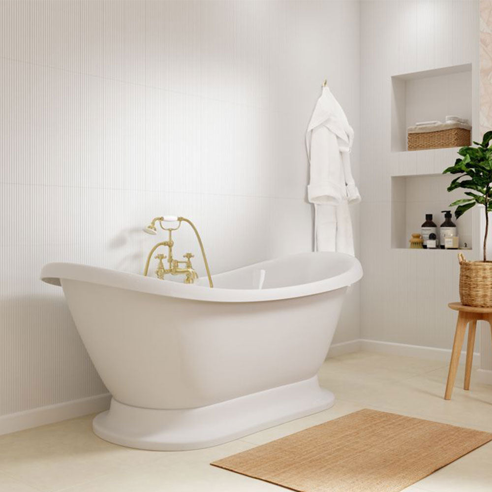 Grace Freestanding 2TH Bath w/Base Auvellis